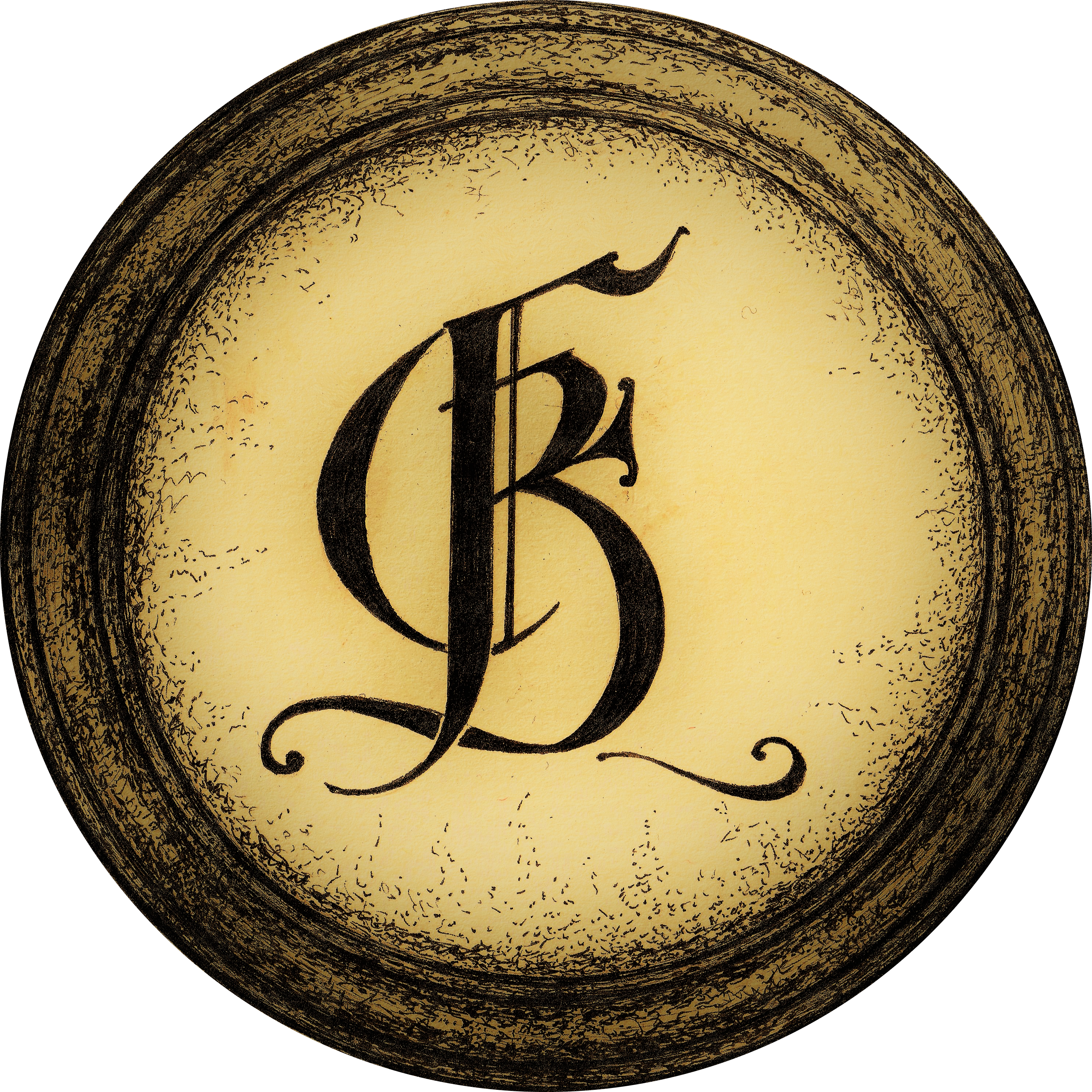 Circular monogram reading CBF